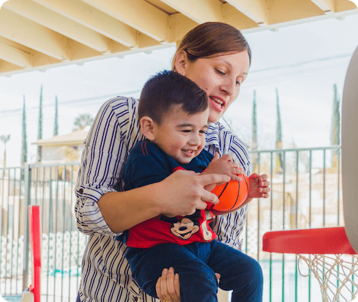 Upwards subsidized childcare program